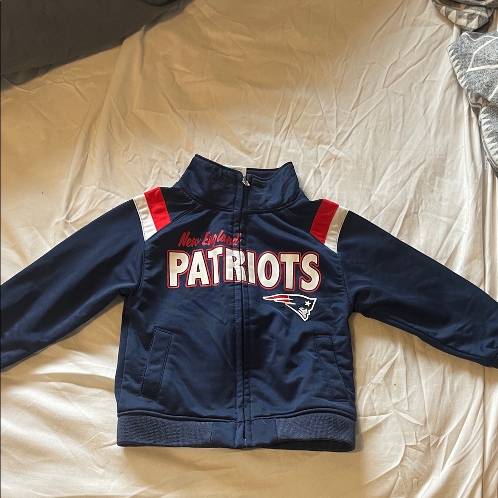 New England Patriots Kids Navy Team Jacket